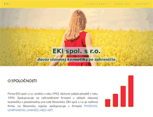Tablet Screenshot of eki.sk