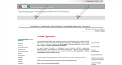 Desktop Screenshot of eki.hu